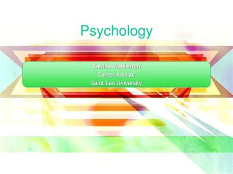 Ppt Psychology Powerpoint Presentation Free Download Id3233544