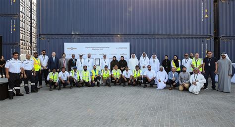 Abu Dhabis Khalifa Port Sets Guinness World Record For Largest