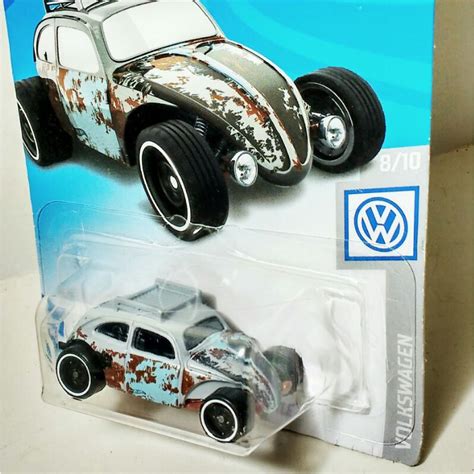 Hot Wheels Volkswagen Beetle Custom Vw Fusca Rat Rod Shopee Brasil