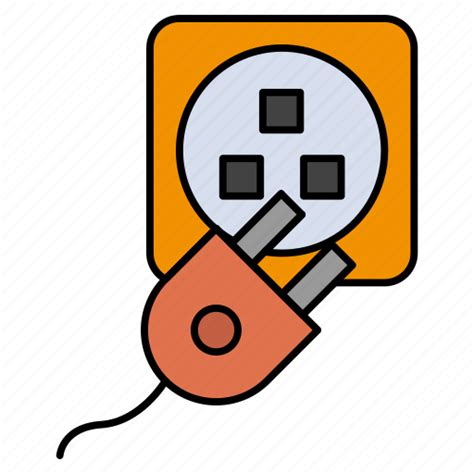 Charge Cord Electric Plug Icon