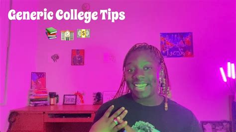 7 Tips For Incoming College Freshmen Youtube