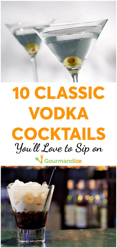 10 Classic Vodka Cocktails