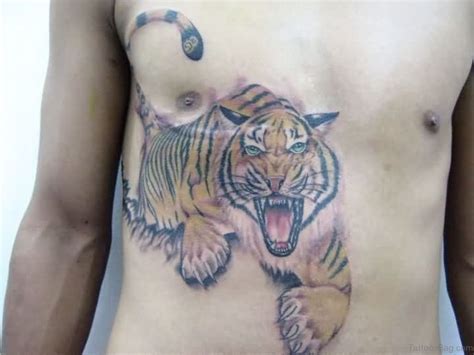 40 Stylish Tiger Tattoos For Stomach Tattoo Designs TattoosBag