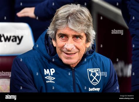 West Ham United Manager Manuel Pellegrini During The Premier League