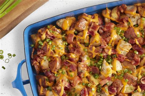 Loaded Ranch Chicken Bacon Potato Bake Recipe | Hidden Valley® Ranch