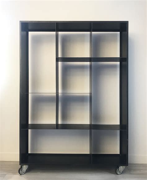 Contemporary | Iron bookcase with wheels | Galleria Bosi Roma