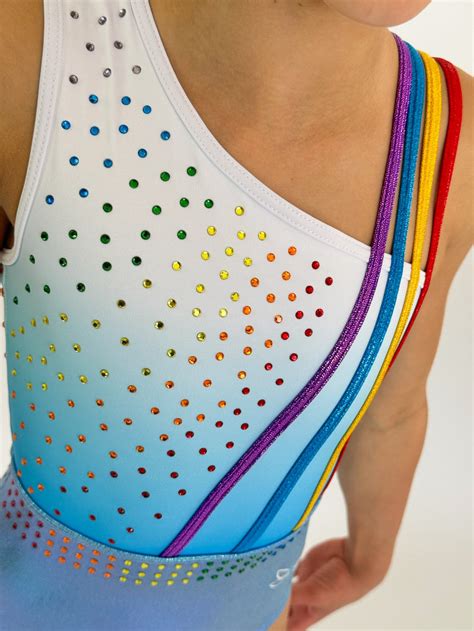 Rainbow Sash Dragonfly Leotards Gymnastics Leotards