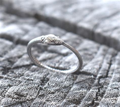 Ouroboros Ring Snake Ring Sterling Silver Snake Silver Etsy Uk