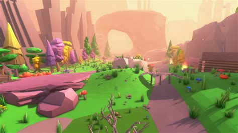 Nature Pack Low Poly 3d Asset By Polypack