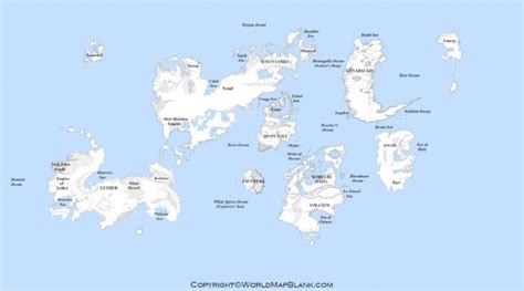 Malazan World Map Printable | PDF