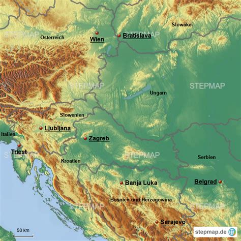 Stepmap Ost Europa Landkarte F R Deutschland