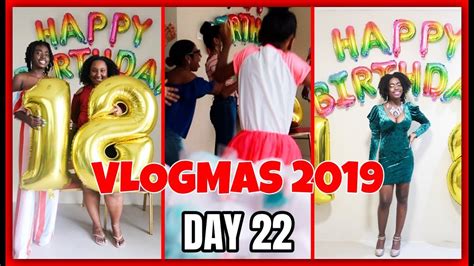 Surprise Birthday Party 🎂🎉 Vlogmas 2019 Day 22 Youtube