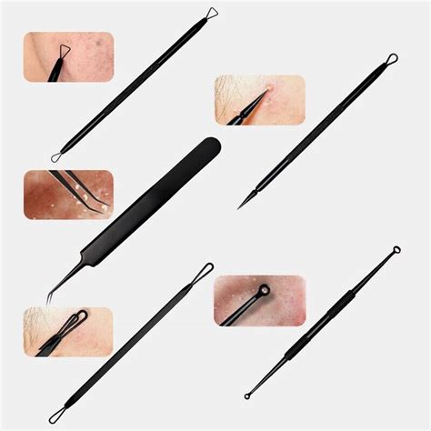 Blackhead Remover Pimple Popper Tool Kit 11 Pcs Pimple Extractor Tool