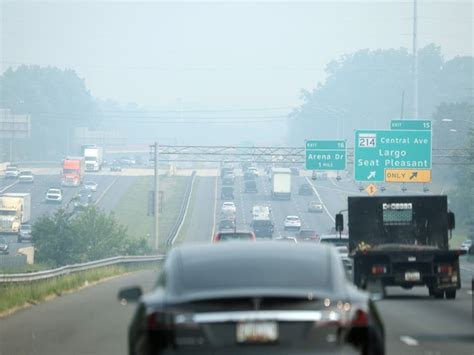 When Will Smoke Clear In Md Code Orange In Friday Forecast