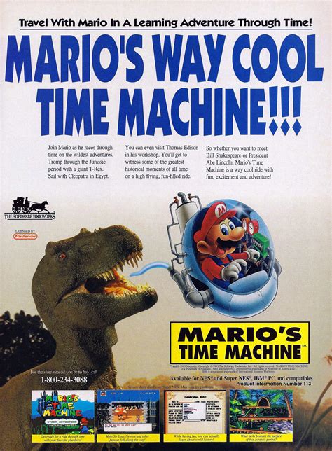 Mario's Time Machine - Advert from Game Players Issue 54 - December ...