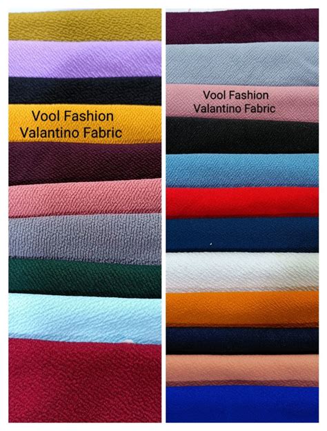 Plain Solids Valentino Polyester Spendex Fabric Multicolour At Rs