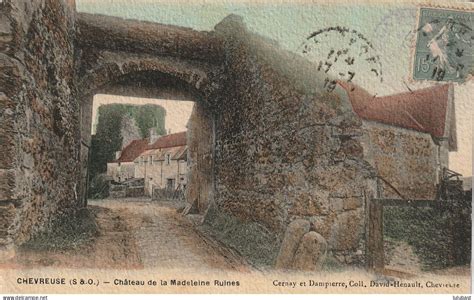 Chevreuse Chevreuse Ch Teau De La Madeleine Ruines Carte