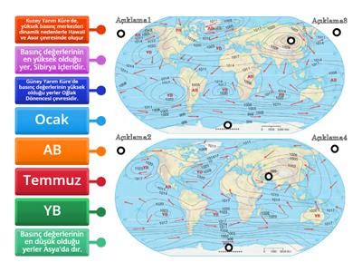 Dünya çöller haritası Öğretim kaynakları