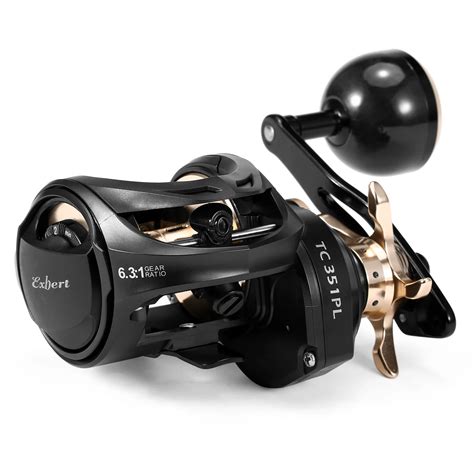 EXBERT Carbon Fiber Baitcasting Reel 9 1BB Fishing Reel High Speed 6 3