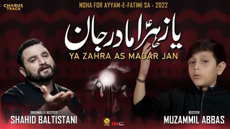 Noha Bibi Fatima 2023 Ya Zahra Madar Jaan Shahid Baltistani Noha By