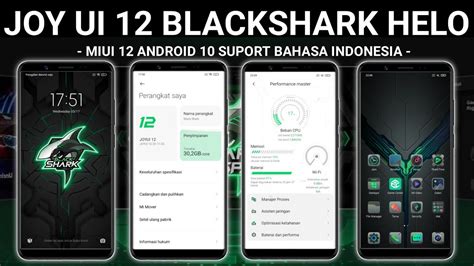 Install Rom JOY Ui 12 BLACKSHARK EDITION MIUI 12 Android 10 Redmi Note