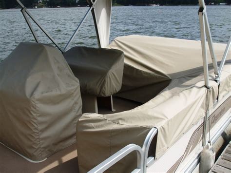 Pontoon Boat Seat Slip Covers - Velcromag