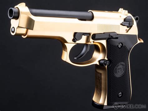 We Bling Special Edition 24k Gold Plated M9 Ptp Airsoft Gbb Pistol