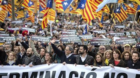 Barcelona Manifestaci N Contra El Juicio Del Proces