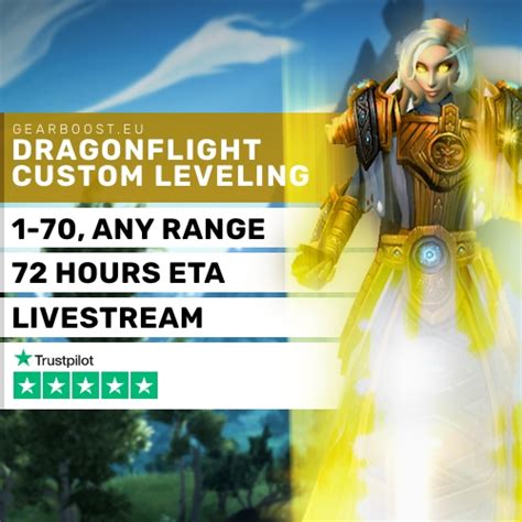 Wow Dragonflight Custom Powerleveling Level Boost Gearboost Eu