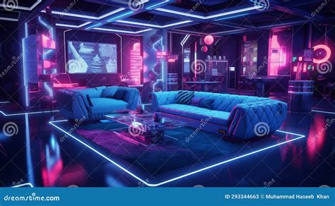 Design A Nightclub Inspired Luxury Neon Bedroom With Led Lit Furniture A Dj Booth And A Dance