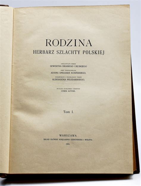 Uruski Seweryn Hr Rodzina Herbarz Szlachty Polskiej Tom 1 14