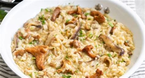 Wild Mushroom Risotto Brenda Gantt Recipes