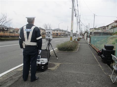 可搬式オービス取締り強化中 奈良県警察本部