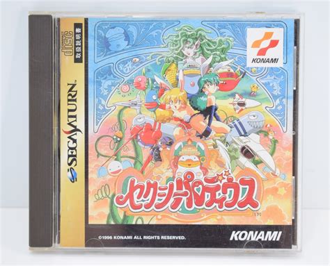 【やや傷や汚れあり】ss セガサターン セクシーパロディウス 動作品 取説付 コナミ Konami Sega Saturn アーケード ゲーム