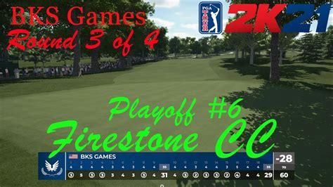 Round Bks Games Pga Tour K Playoff Firestone Cc Youtube