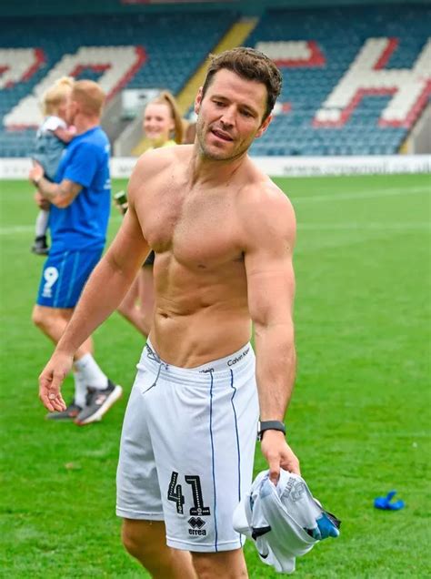 Mark Wright Breaks Football Rules And Strips Off At Charity Match No