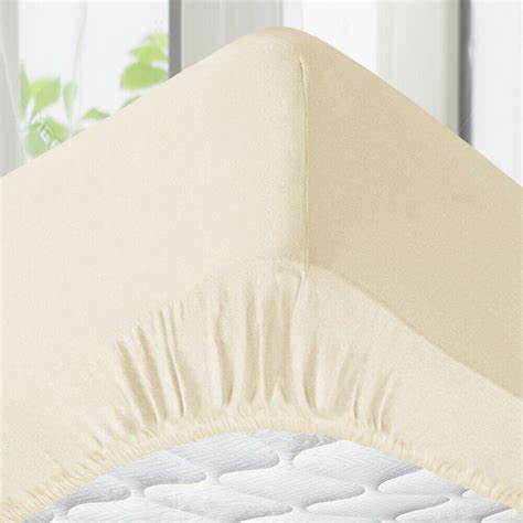 100 Poly Cotton Bed Sheets Extra Deep 25cm Full Fitted Sheet Single