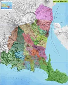 Peta Kabupaten Banyuwangi HD Lengkap Dan Keterangannya