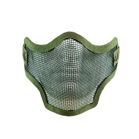 Mesh Face Mask Olive Green Major Airsoft Armaments