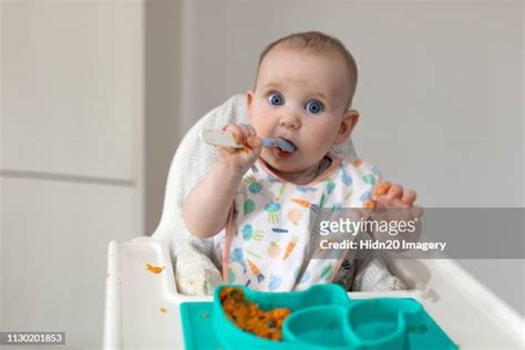 345 Baby Feeding Self Stock Photos High Res Pictures And Images