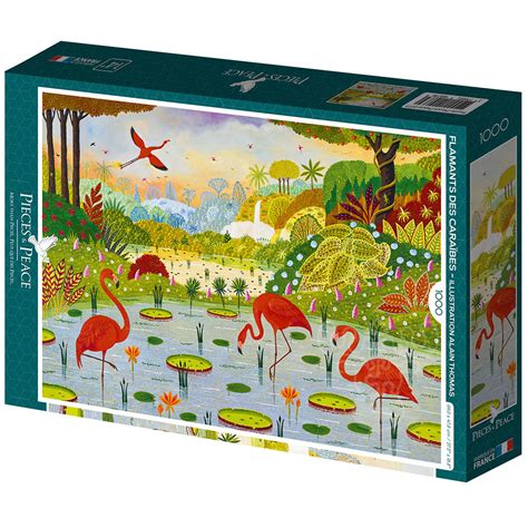 Pieces Peace Flamants des Caraïbes Puzzle 1000pcs Puzzles Canada