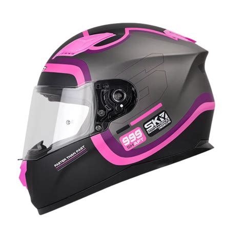 Casco Para Moto Shaft Integral 520 Race N7 M Fc N Visor Tr