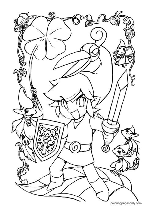 Dibujos De Chibi Zelda Para Colorear Para Colorear Pintar E Imprimir