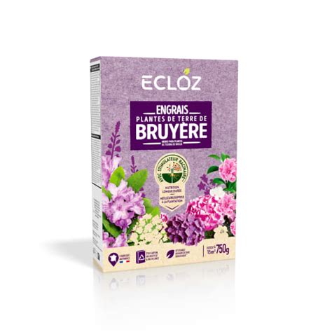 Engrais Plantes de terre de bruyère Boîte 750 g Gamm vert