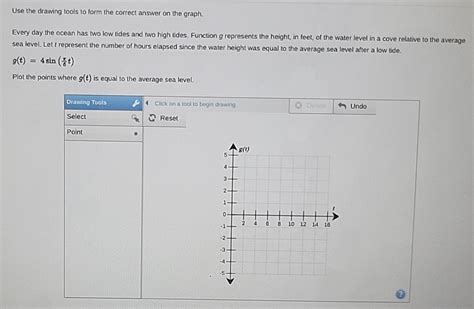 Use The Drawing Tools To Form The Correct Answer On The Graph Every