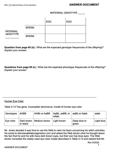 Solved Epistasis Table 4-9 Punnett square, independent | Chegg.com