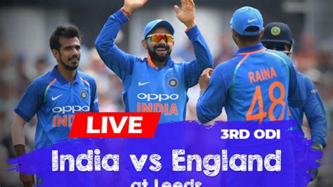 IND vs ENG 3rd ODI: Watch India vs England Cricket Match Online free on ...