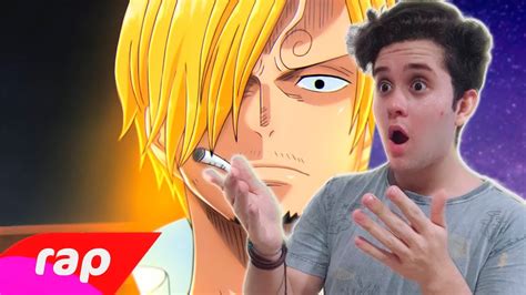 REACT Rap Do Sanji One Piece APENAS UM TRAGO NERD HITS YouTube