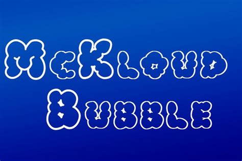 20 Best Bubble Letter Fonts Ttf Otf Format 2019 Templatefor