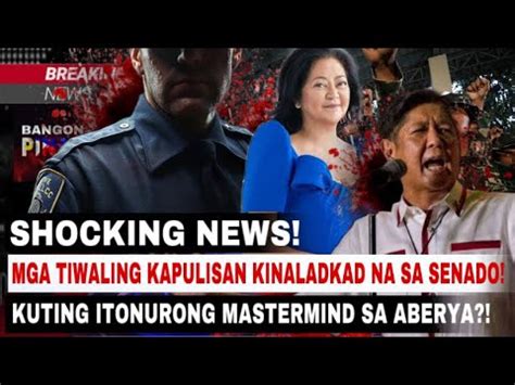 SHOCKING MGA TIWALING KAPULISAN KINALADKAD NA SA SENADO KUTING